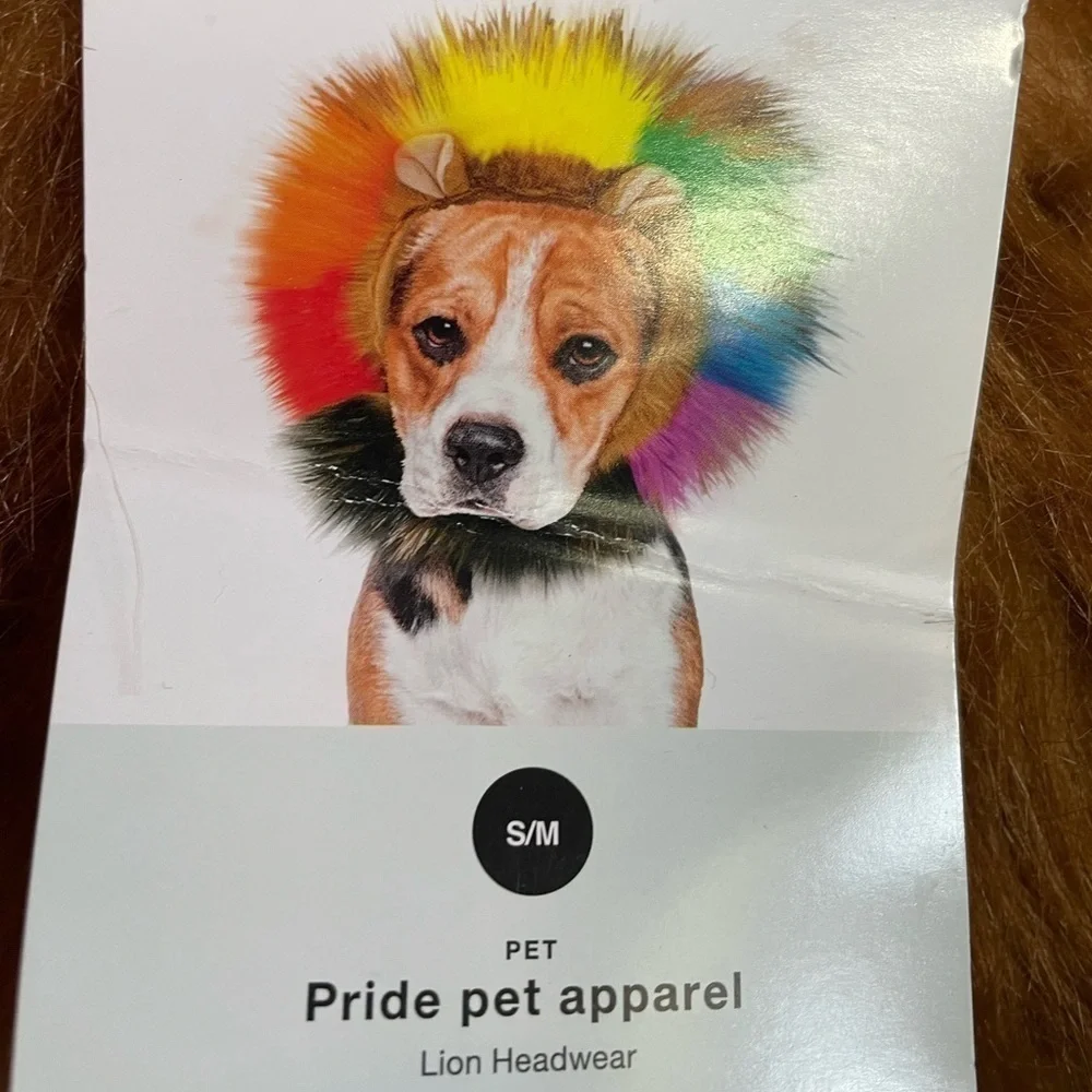 Faux Fur Dog and Cat Lion Headwear costume